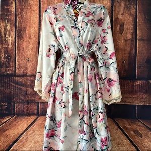 Floral robe ,2X